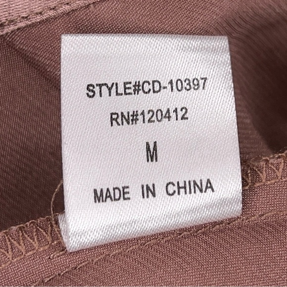 MEDIUM COTTON CANDY LA CHAMPAGNE PINK SATIN DRESS EVENT PARTY COCKTAIL COWL NECK - Picture 12 of 12